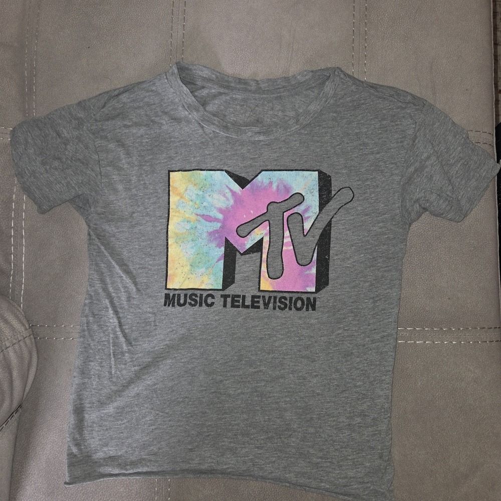 MTV Adult Gray T-Shirt